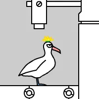アホウドリの頭の上にタンポポを乗せる仕事 logo
