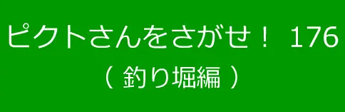 ピクトさんをさがせ！176（釣り堀編） logo