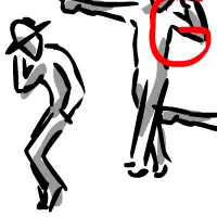ムーンウォークじゃない人やっつけゲーム logo