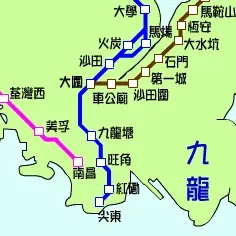九廣鐵路路線圖 logo