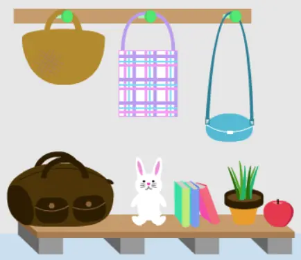 出かける前の部屋 logo
