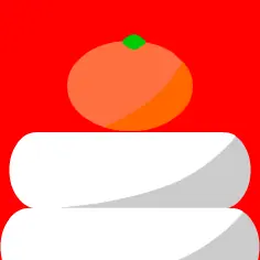 天まで届く鏡餅 logo