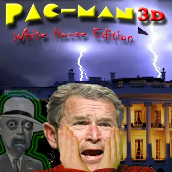 Pac-Man 3D White House Edition logo