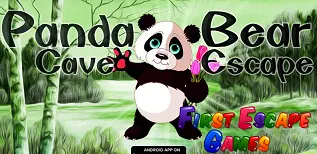 Panda Bear Cave Escape logo