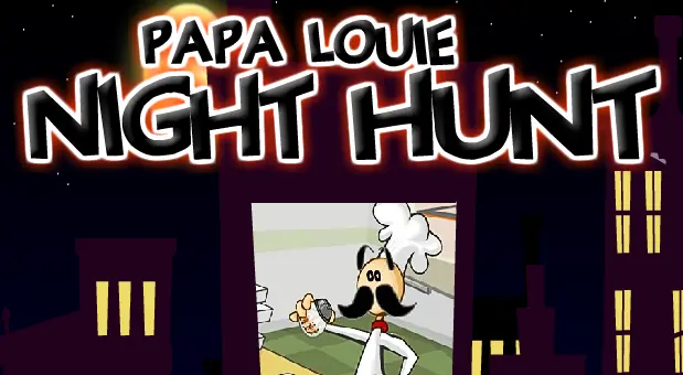 Papa Louie Night Hunt logo