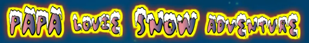 Papa Louie Snow Adventure logo