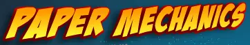 "Paper Mechanics" Section In Bits Of Mike Adair logo