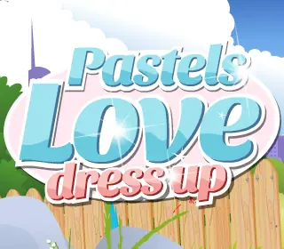 Pastels Love dress up logo