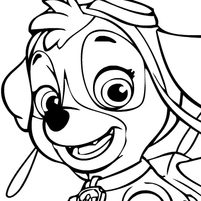 PAW Patrol Skye Coloring logo