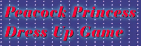 Peacock Princess Dress Up Game logo