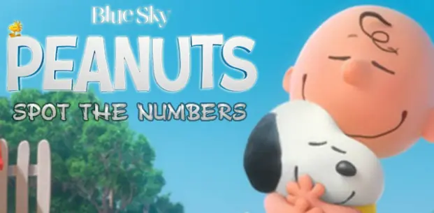 Peanuts Spot the Numbers logo