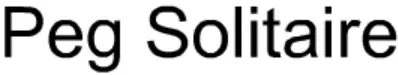 Peg Solitaire logo