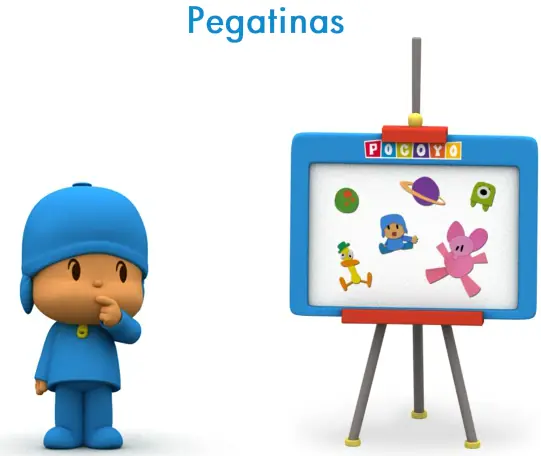 Pegatinas de Pocoyo logo