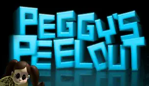Peggy's Peelout logo