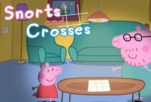 Peppa Pig: Snorts and Crosses logo