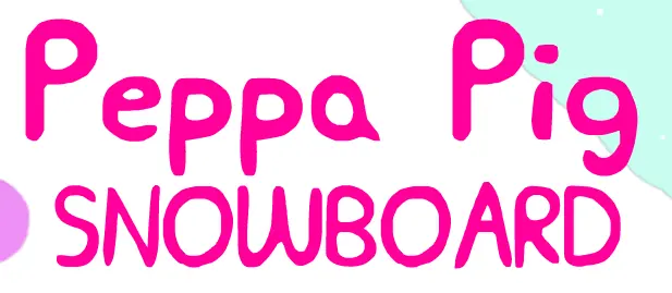 Peppa Pig Snowboard logo