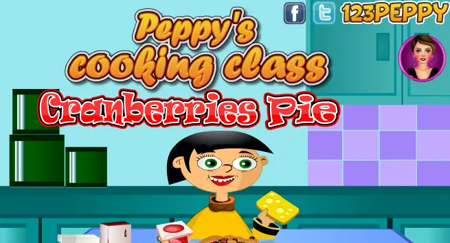 Peppy's Cooking Class Cranberries Pie logo