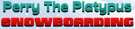 Perry The Platypus Snowboarding logo