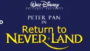 Peter Pan Return to Neverland logo