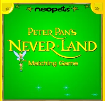Peter Pan's Neverland Matching Game logo