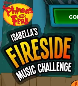Phineas and Ferb: Isabella's Fireside Music Challenge logo