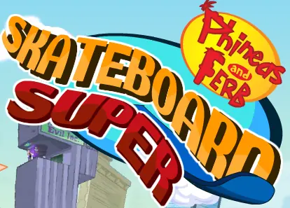 Phineas and Ferb: Skateboard Super logo