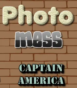 Photo Mess Captain America logo