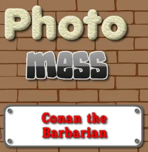 Photo Mess Conan the Barbarian logo