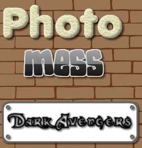 Photo Mess Dark Avengers logo