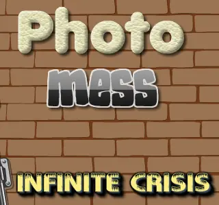 Photo Mess Infinite Crisis logo
