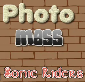 Photo Mess Sonic Riders logo