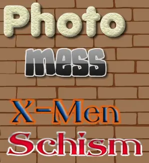 Photo Mess X-Men Schism logo