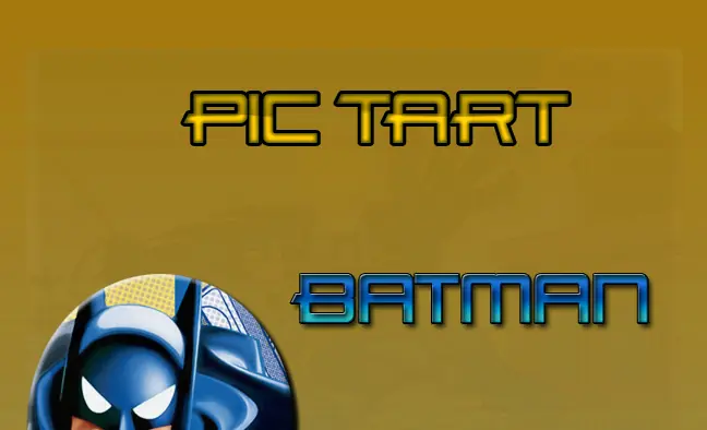Pic Tart Batman logo