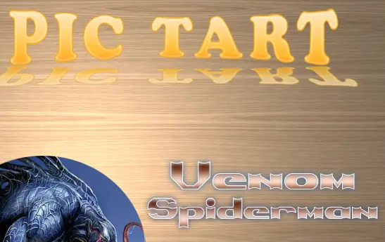 Pic Tart Venom Spiderman logo