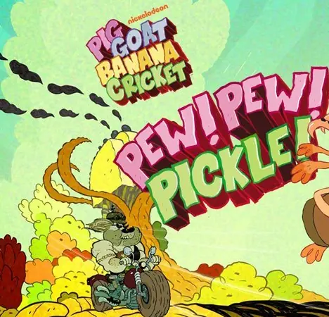 Pig Goat Banana Cricket: Pew! Pew! Pickle! logo