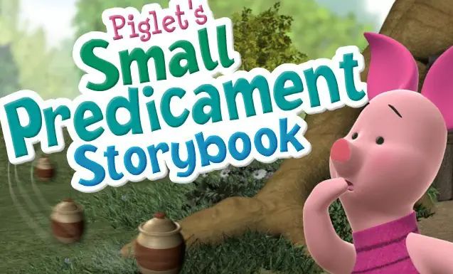 Piglet's Small Predicament Storybook logo