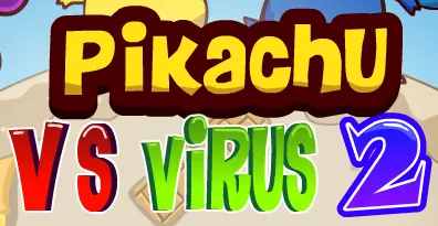 Pikachu vs Virus 2 logo