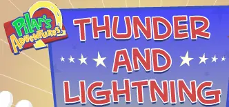 Pilar's Adventures: Thunder And Lightning logo
