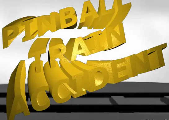 Pinball Train Accident logo