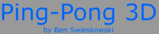 Ping Pong 3D logo