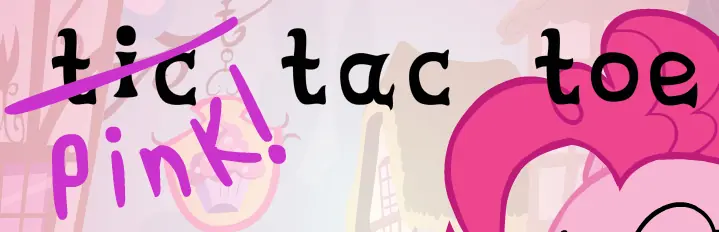 Pink Tac Toe logo