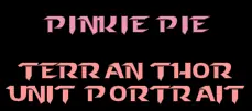Pinkie Pie Terran Thor Unit Portrait logo