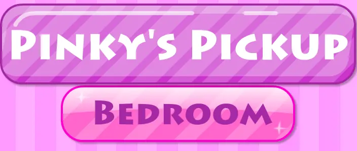 Pinky's Pickup: Bedroom logo