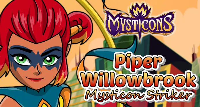 Piper Willowbrook Mysticon Striker logo