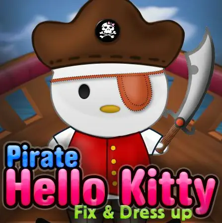 Pirate Hello Kitty: Fix & Dress Up logo