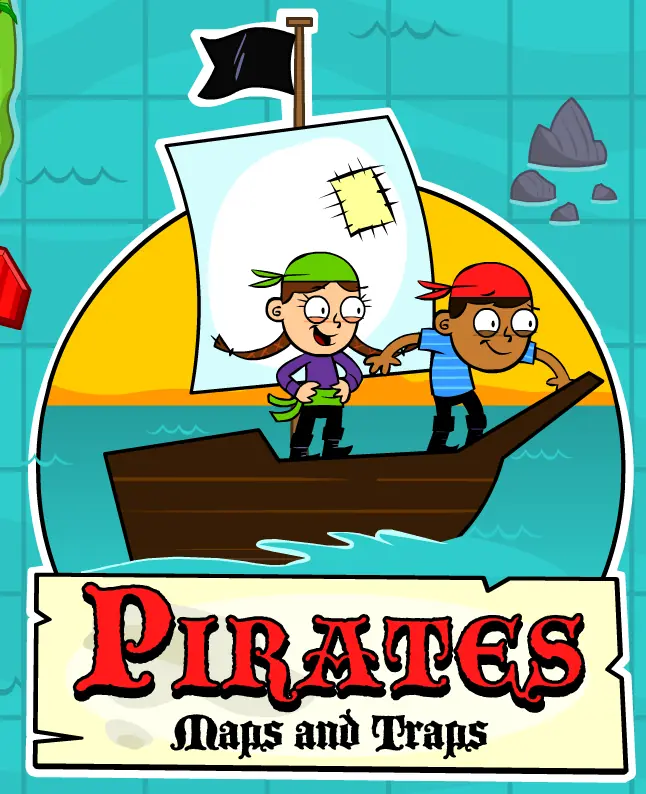 Pirates Map and Traps logo