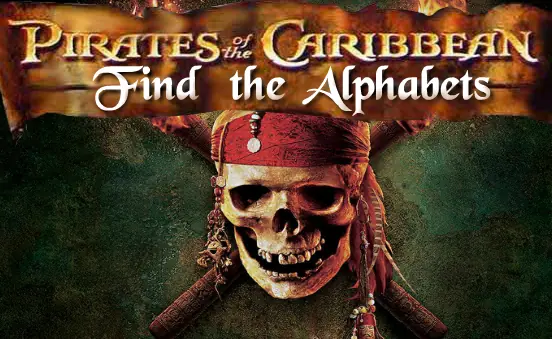 Pirates of the Caribbean - Find the Alphabets logo