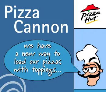 Pizza Hut Pizza Cannon logo