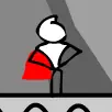 platformer game in the city logo