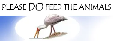 Please DO Feed the Animals logo